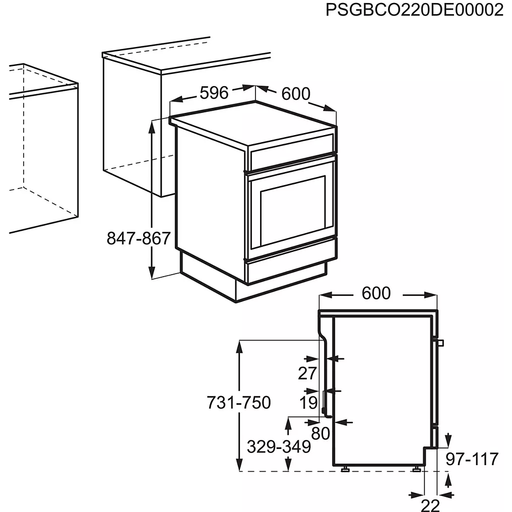 Cuisinière induction ELECTROLUX EKI64899BX Pyrolyse - Image 5