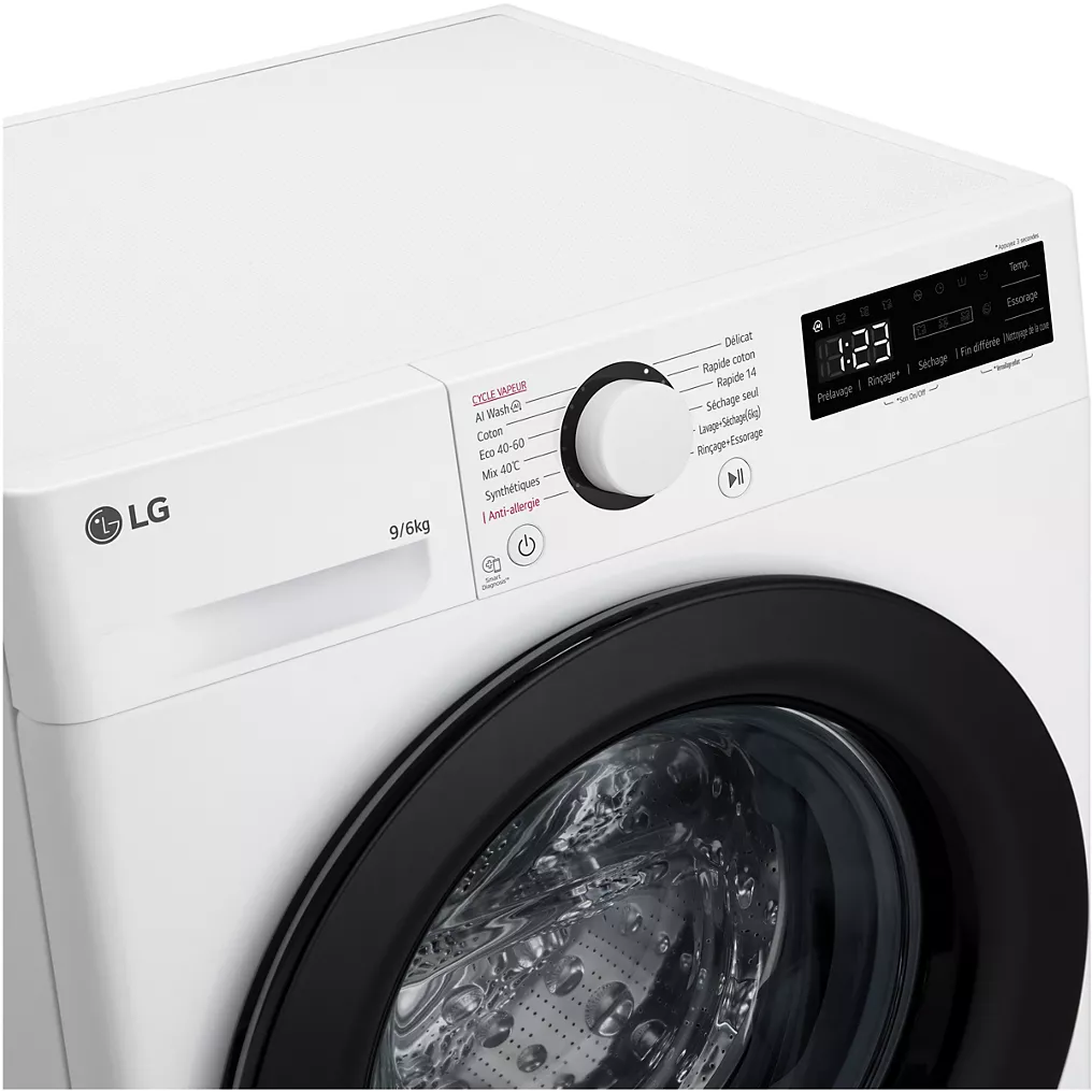 Lave linge séchant hublot LG F964R35WRS - Image 9